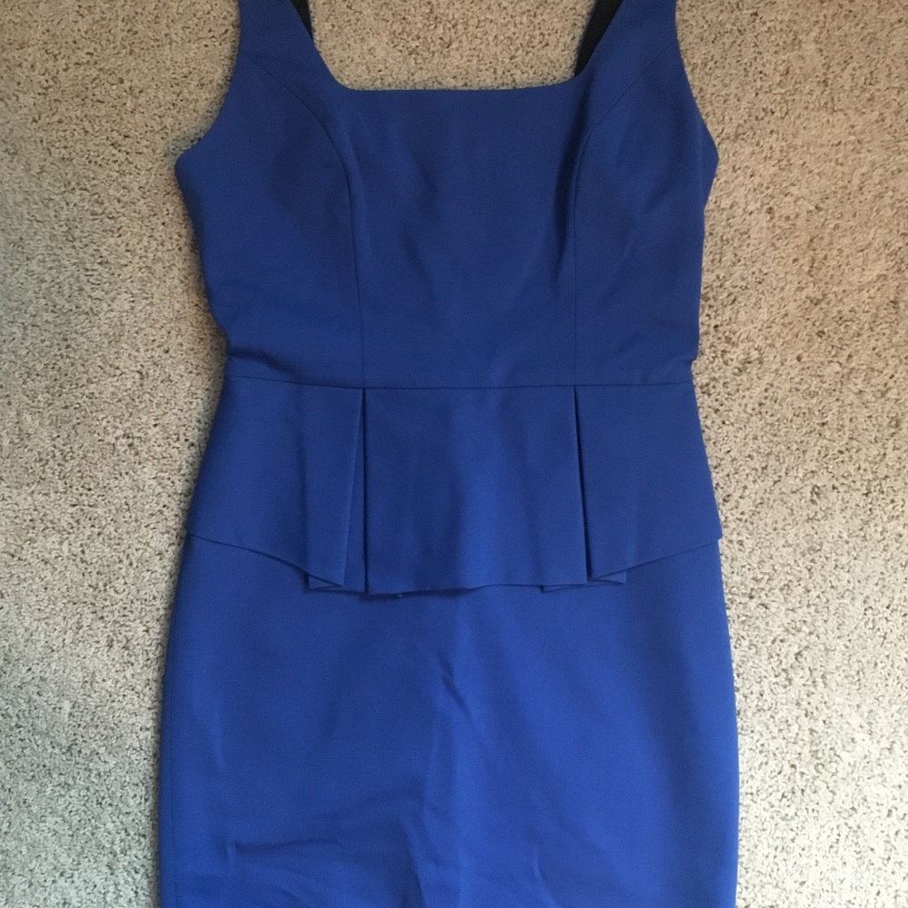 Robert Rodriguez Short Blue Dress